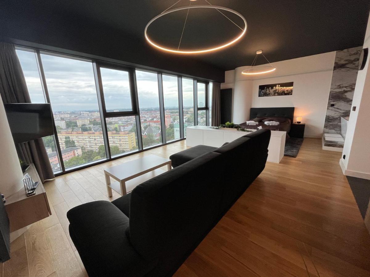 Hanza Tower - Luxurious Apartment 60M2 - 15Th Floor City View Szczecin Extérieur photo