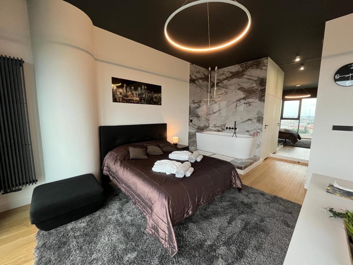 Hanza Tower - Luxurious Apartment 60M2 - 15Th Floor City View Szczecin Extérieur photo
