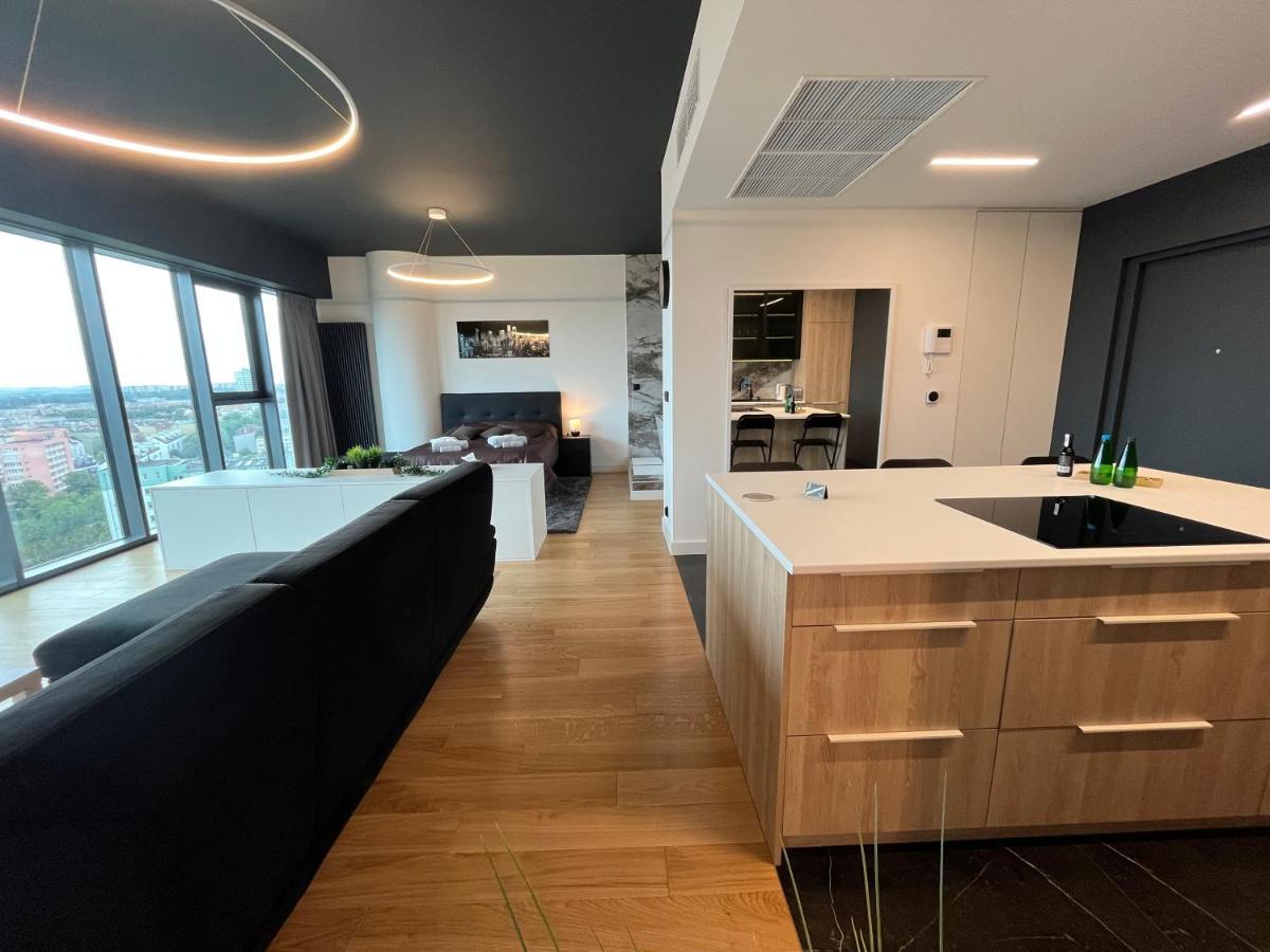 Hanza Tower - Luxurious Apartment 60M2 - 15Th Floor City View Szczecin Extérieur photo
