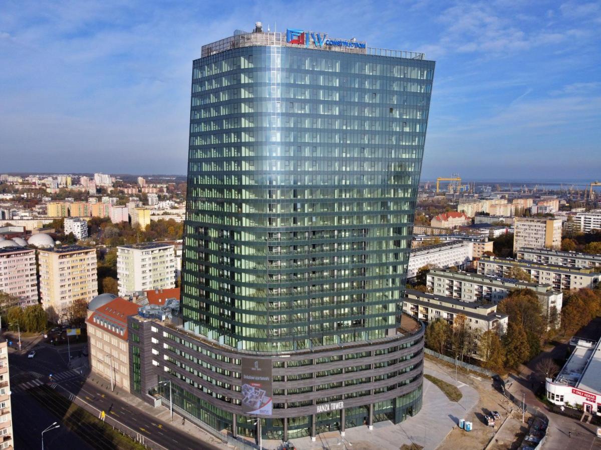Hanza Tower - Luxurious Apartment 60M2 - 15Th Floor City View Szczecin Extérieur photo